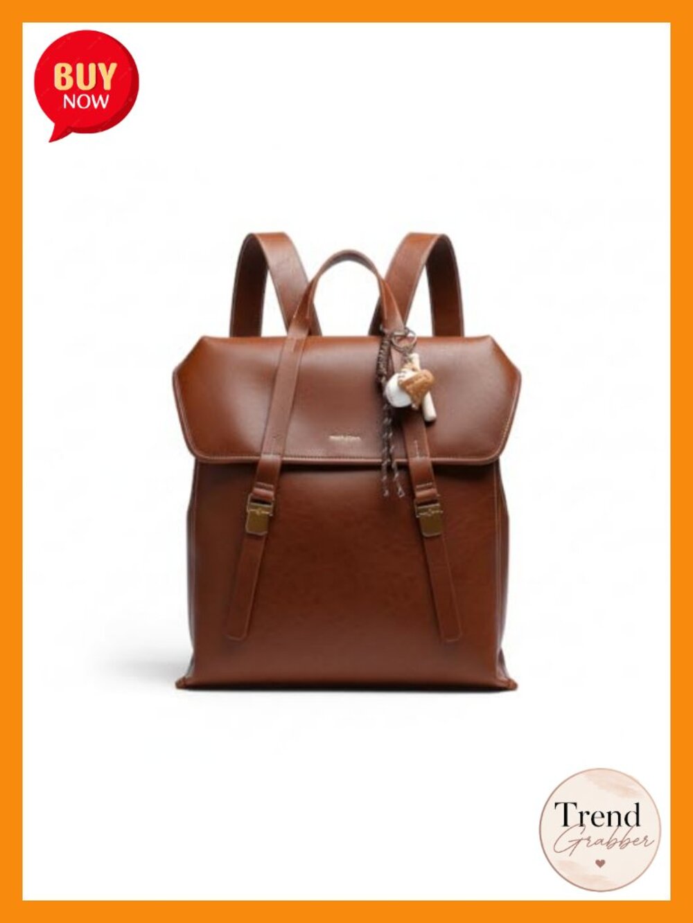 Convertible Vintage PU Leather Backpack Purse for Women Travel Tote